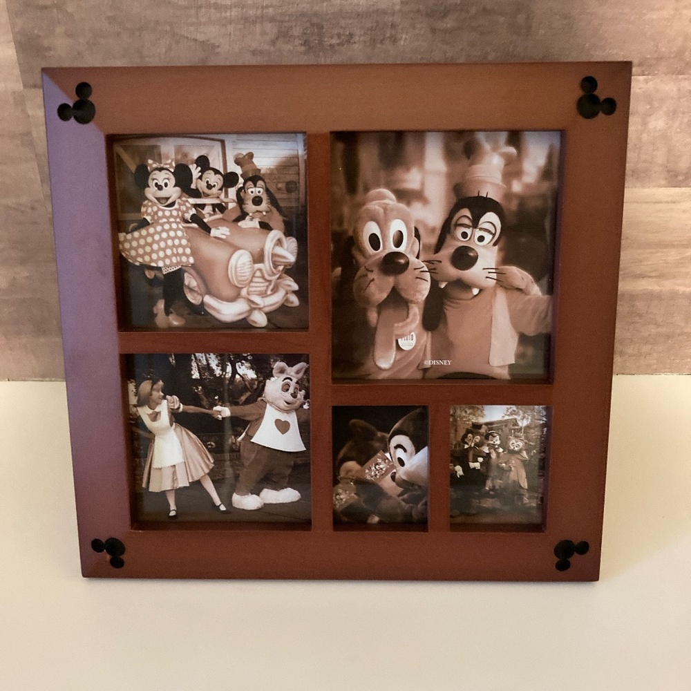 Walt Disney World Mickey Mouse Picture Frames Lot of 2 New Excellent